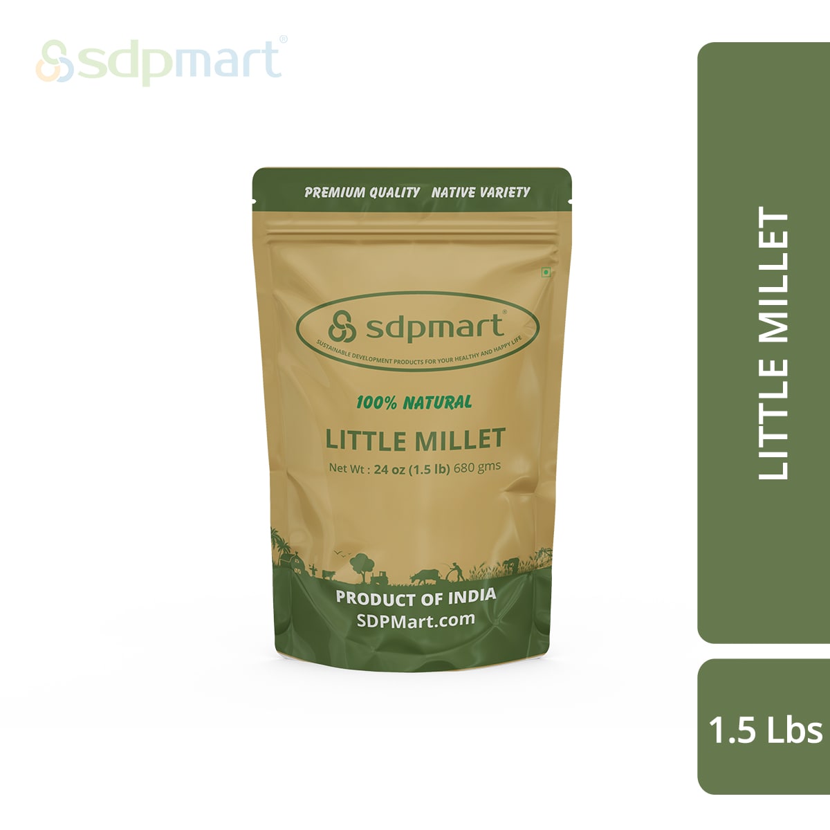 SDPMart Premium Little Millet (Unpolished) 1.5 LB
