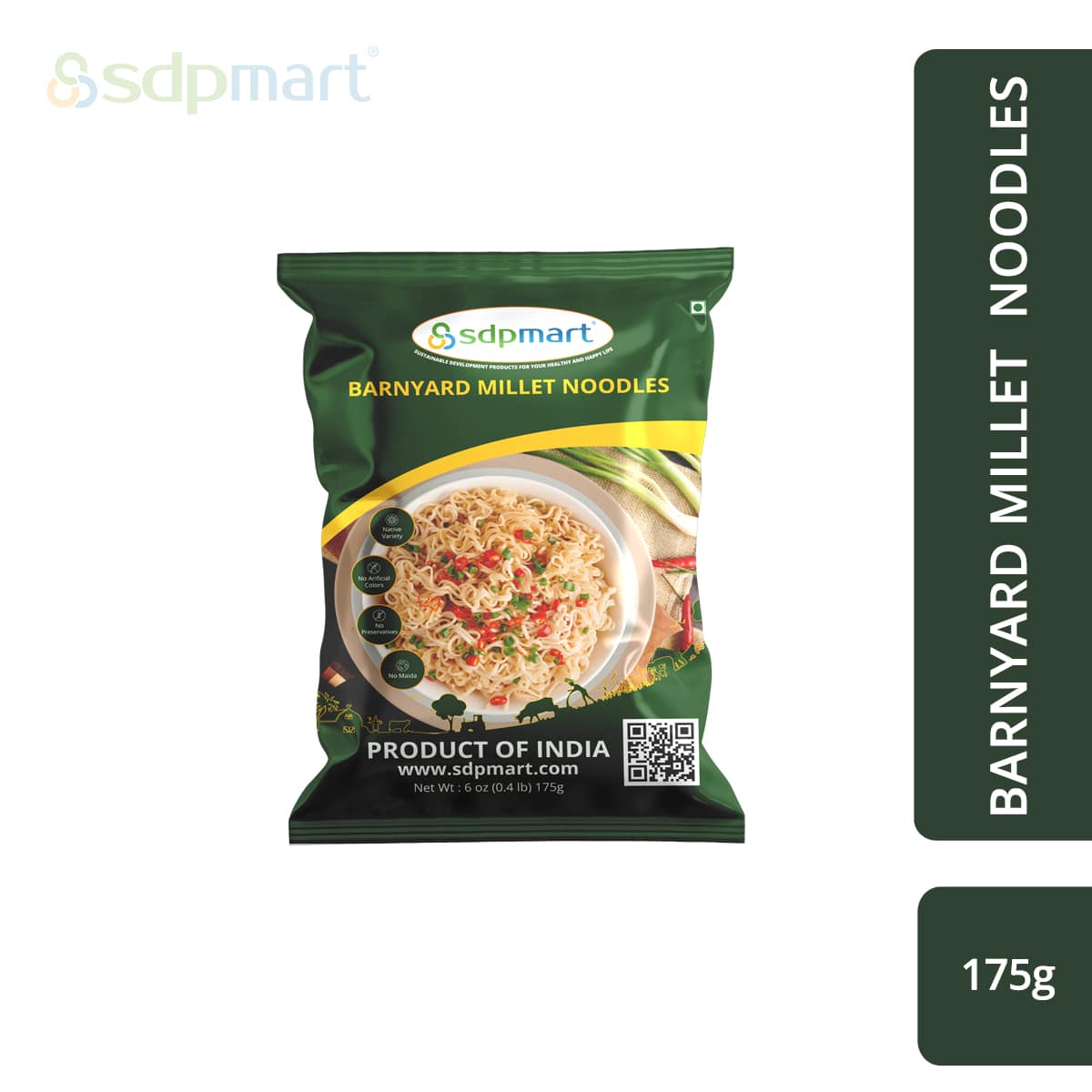 SDPMart Barnyard Millet Noodles 175 Gms